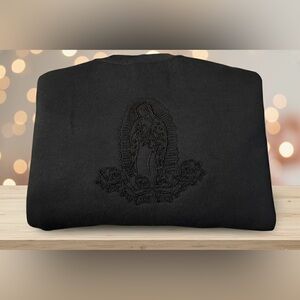 Virgin Mary Embroidered sweater